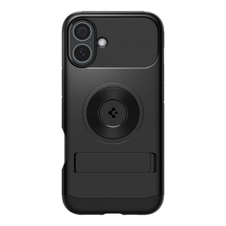Husa MagSafe pentru Apple iPhone 16, Spigen, Slim Armo - Neagra - NotebookGsm