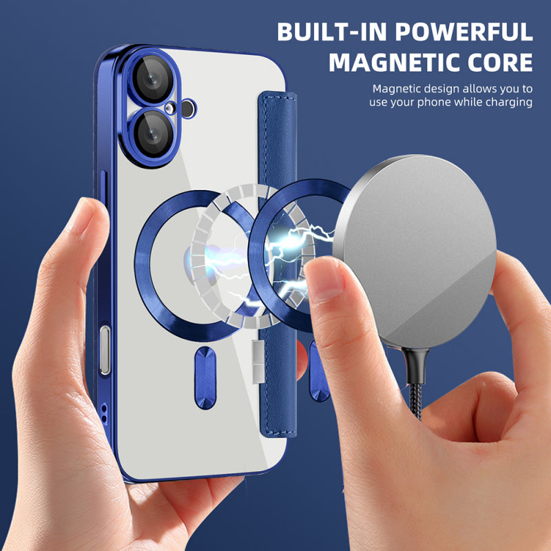 Husa MagSafe pentru Apple iPhone 16, Techsuit, SmartMag Book