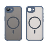 Husa MagSafe pentru Apple iPhone 16e, Techsuit, HaloFrost II, Bleumarin