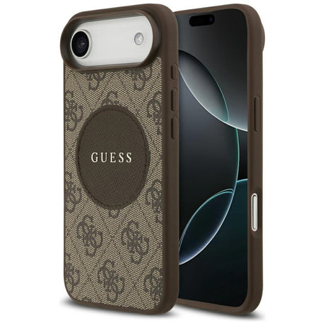 Husa MagSafe pentru Apple iPhone 17 Air, Guess, 4G Circle Classic Log