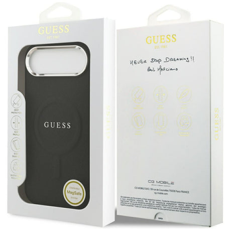 Husa MagSafe pentru Apple iPhone 17 Air, Guess, Classic Logo