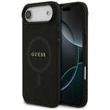 Husa MagSafe pentru Apple iPhone 17 Air, Guess, Saffiano Classic Logo