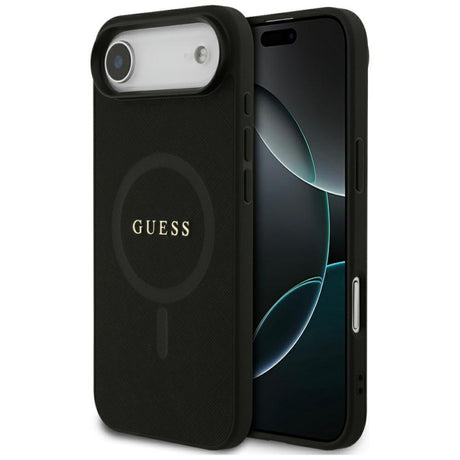 Husa MagSafe pentru Apple iPhone 17 Air, Guess, Saffiano Classic Logo