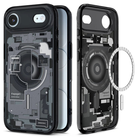 Husa MagSafe pentru Apple iPhone 17 Air, Spigen, Ultra Hybrid Zero On