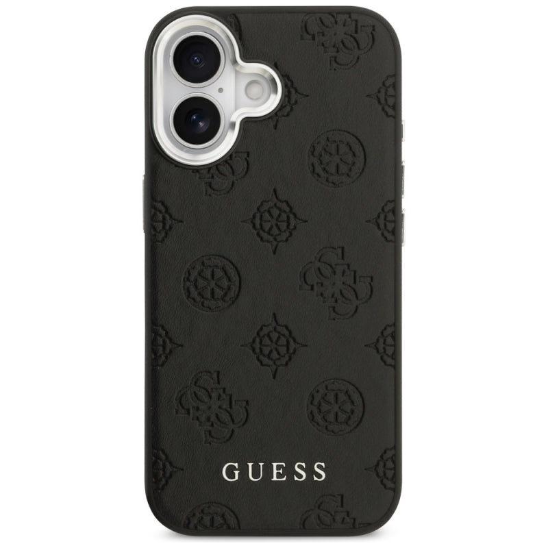Husa MagSafe pentru Apple iPhone 17, Guess, Peony Hot Stamp Script