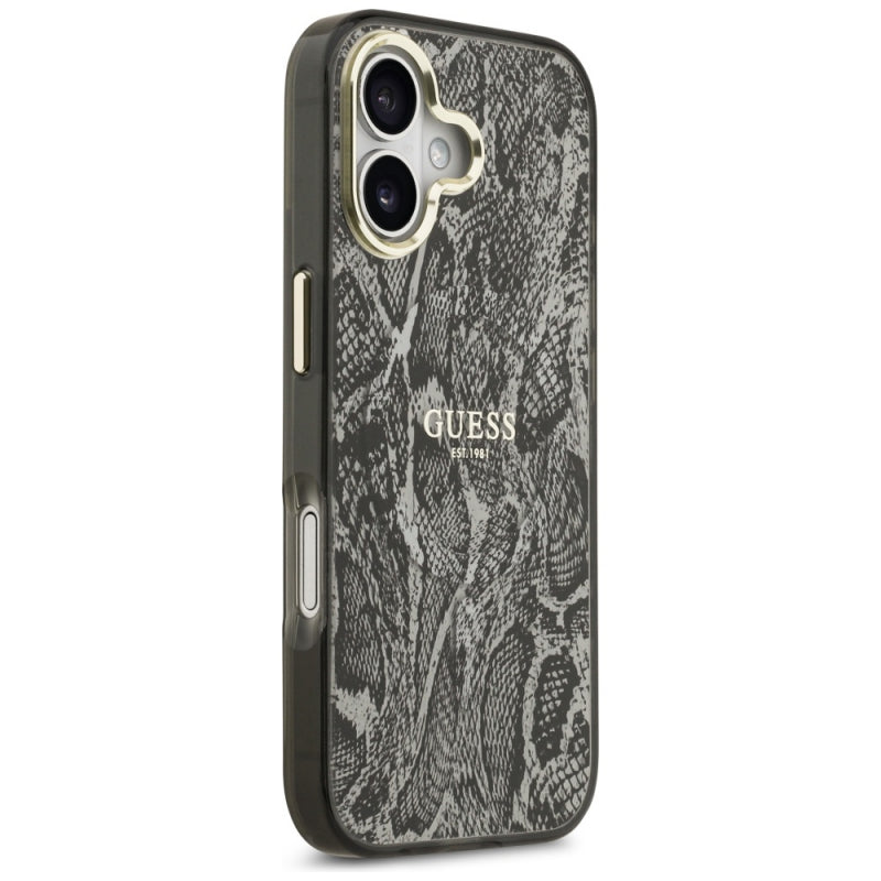 Husa MagSafe pentru Apple iPhone 17, Guess, Python Pattern