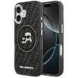 Husa MagSafe pentru Apple iPhone 17, Karl Lagerfeld, Glitter Karl &amp; Choupette Head