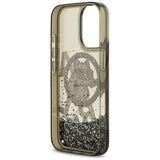 Husa MagSafe pentru Apple iPhone 17, Karl Lagerfeld, Liquid Glitter Logo Choupett