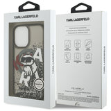 Husa MagSafe pentru Apple iPhone 17, Karl Lagerfeld, Liquid Glitter Logo Choupett