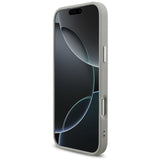 Husa MagSafe pentru Apple iPhone 17 Pro, Guess, Glitter Triangle Logo