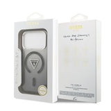 Husa MagSafe pentru Apple iPhone 17 Pro, Guess, IML Gradient Triangle Logo