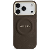 Husa MagSafe pentru Apple iPhone 17 Pro, Guess, Peony Hot Stamp