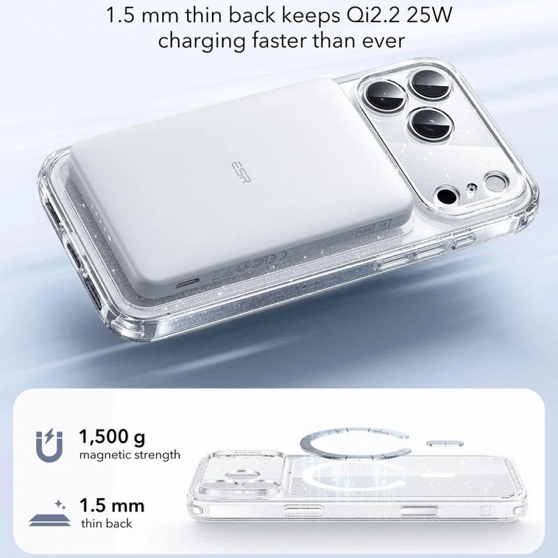 Husa MagSafe pentru Apple iPhone 17 Pro Max, ESR, Classic Hybrid Shimm
