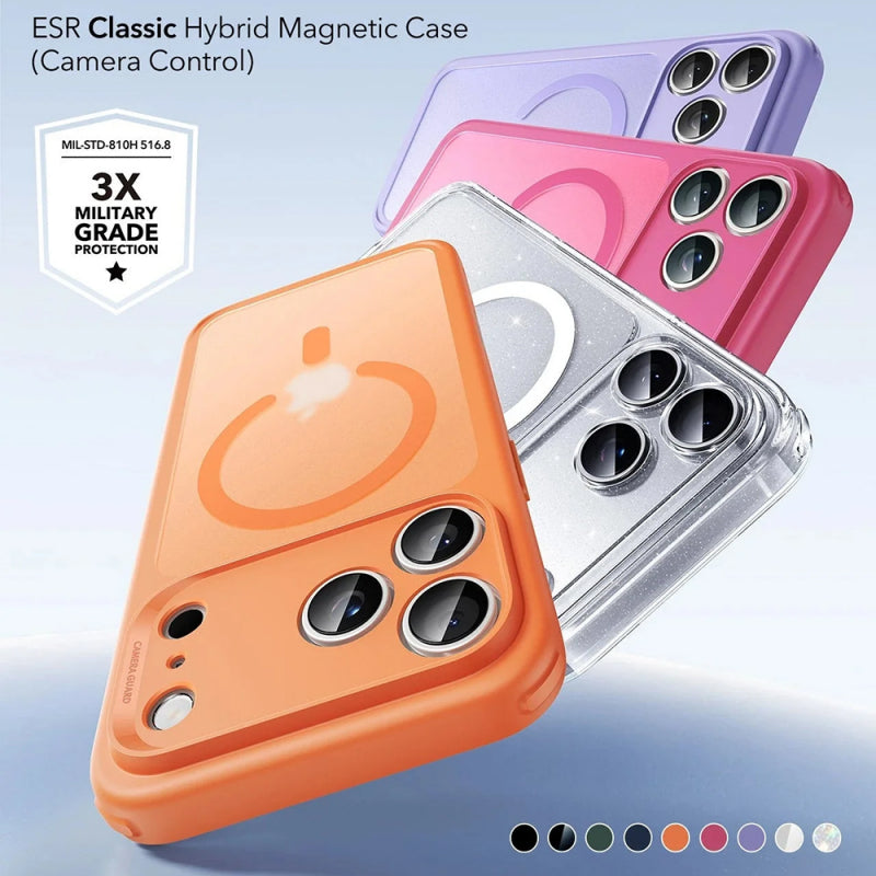 Husa MagSafe pentru Apple iPhone 17 Pro Max, ESR, Classic Hybrid Shimm