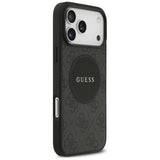 Husa MagSafe pentru Apple iPhone 17 Pro Max, Guess, 4G Circle Classic Logo
