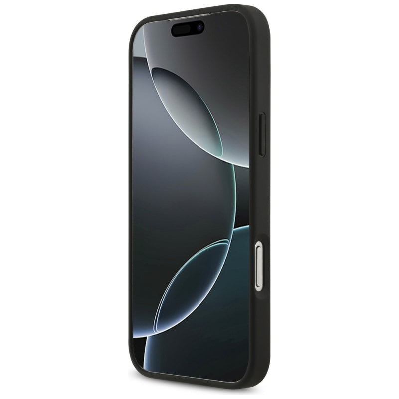 Husa MagSafe pentru Apple iPhone 17 Pro Max, Guess, 4G Circle Classic Logo