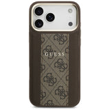 Husa MagSafe pentru Apple iPhone 17 Pro Max, Guess, 4G Stripe