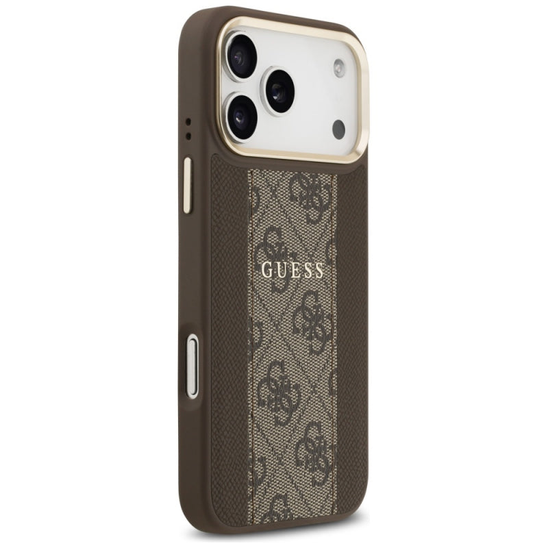 Husa MagSafe pentru Apple iPhone 17 Pro Max, Guess, 4G Stripe