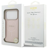 Husa MagSafe pentru Apple iPhone 17 Pro Max, Guess, Saffiano Classic Log