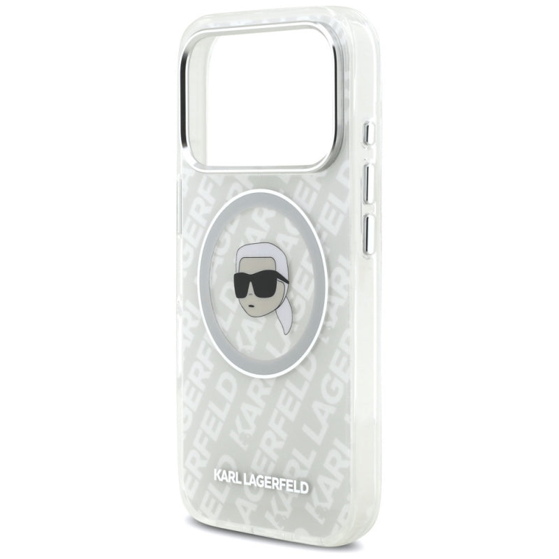 Husa MagSafe pentru Apple iPhone 17 Pro Max, Karl Lagerfeld, IML Karl`s Head