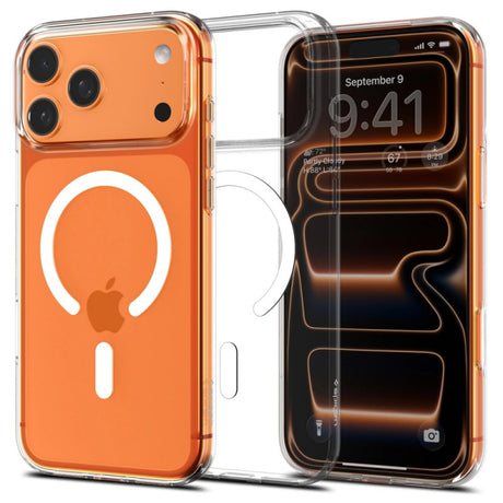 Husa MagSafe pentru Apple iPhone 17 Pro, Spigen, Liquid Cryst