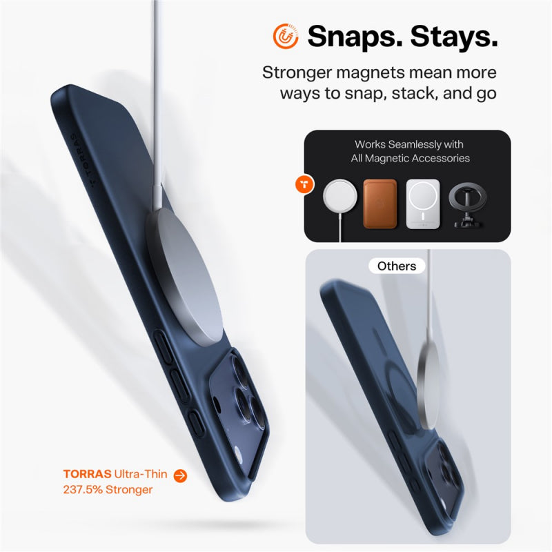 Husa MagSafe pentru Apple iPhone 17, Torras, SlimFi