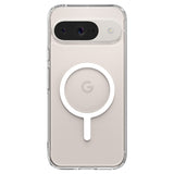 Husa MagSafe pentru Google Pixel 9 / 9 Pro, Spigen, Ultra Hybrid Metal Ring, Transparenta ACS07686