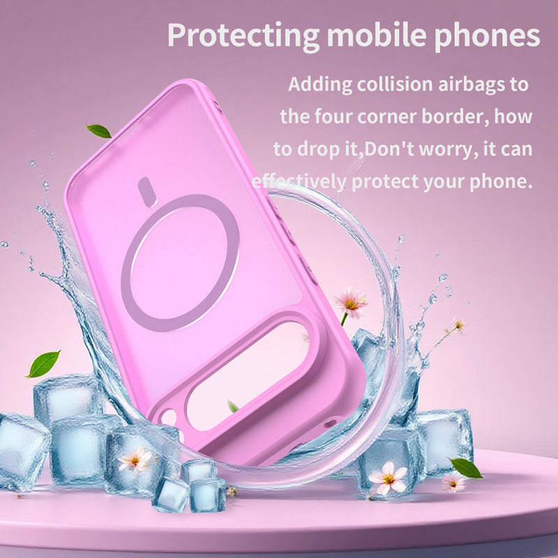 Husa MagSafe pentru Google Pixel 10 Pro, Techsuit, HaloFrost II - Roz - NotebookGsm