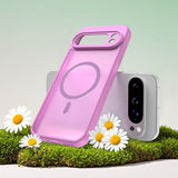 Husa MagSafe pentru Google Pixel 10 Pro, Techsuit, HaloFrost II - Roz - NotebookGsm