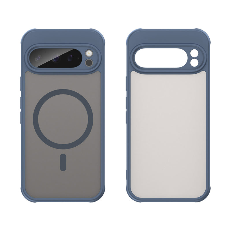 Husa MagSafe pentru Google Pixel 9 Pro, Techsuit, HaloFrost II, Bleumarin