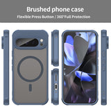 Husa MagSafe pentru Google Pixel 9 Pro, Techsuit, HaloFrost II, Bleumarin