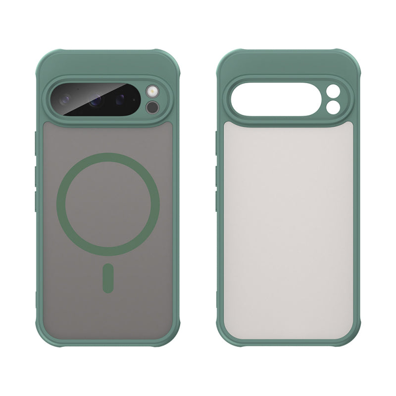 Husa MagSafe pentru Google Pixel 9 Pro, Techsuit, HaloFrost II, Verde