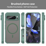 Husa MagSafe pentru Google Pixel 9 Pro, Techsuit, HaloFrost II, Verde