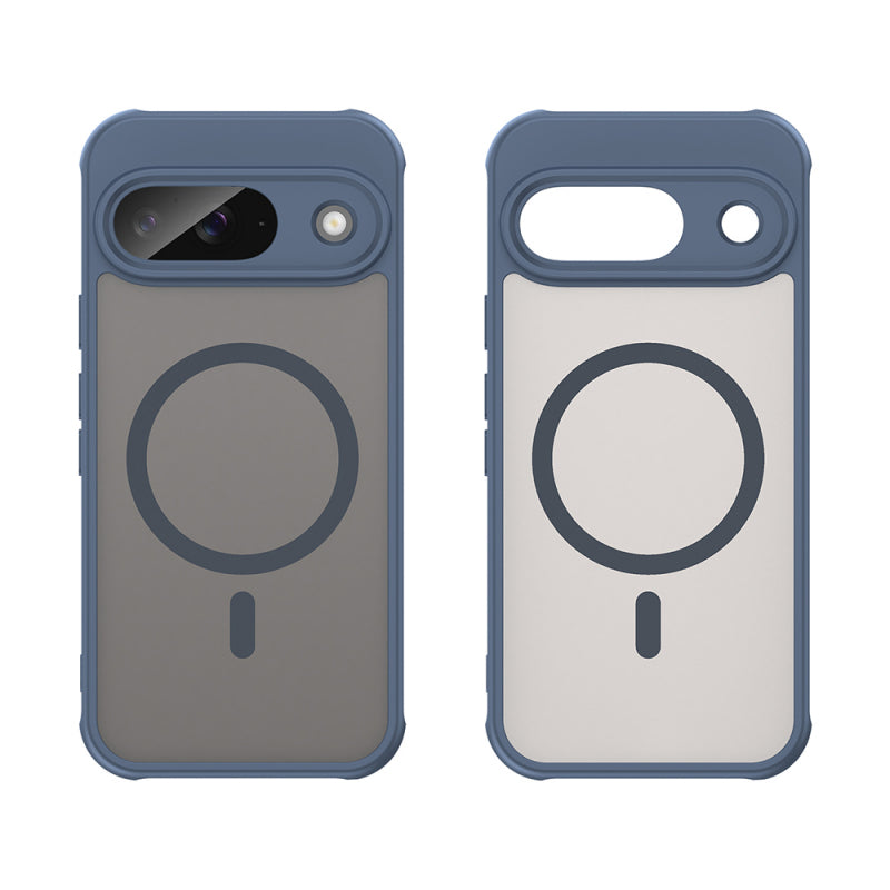 Husa MagSafe pentru Google Pixel 9, Techsuit, HaloFrost II, Bleumarin