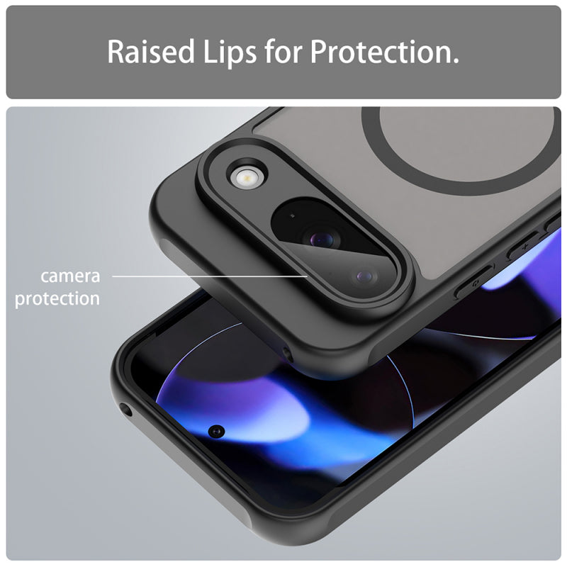 Husa MagSafe pentru Google Pixel 9, Techsuit, HaloFrost II, Neagra