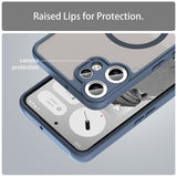 Husa MagSafe pentru Nothing CMF Phone 2 Pro, Techsuit, HaloFrost II, Bleumarin