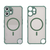 Husa MagSafe pentru Nothing CMF Phone 2 Pro, Techsuit, HaloFrost II, Verde
