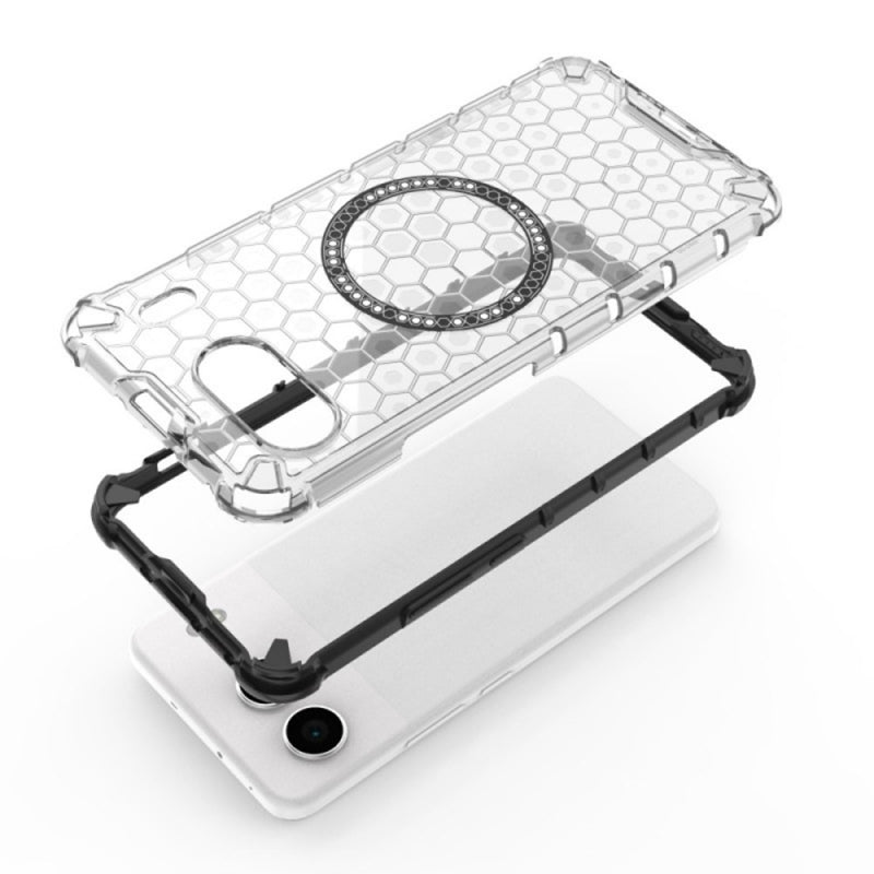 Husa MagSafe pentru OnePlus Nord 4, Techsuit, HoneyComb Shield, Neagra