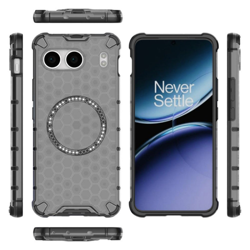 Husa MagSafe pentru OnePlus Nord 4, Techsuit, HoneyComb Shield, Neagra