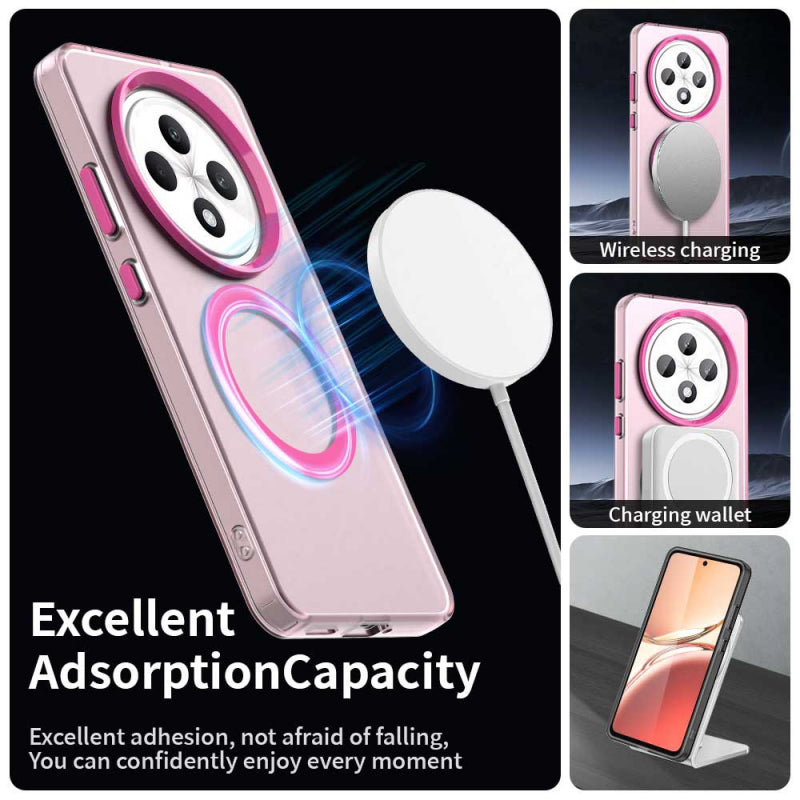 Husa MagSafe pentru Oppo Reno12 FS 5G / Reno12 FS 4G / Reno12 F 4G / Reno12 F, Techsuit, CandyCase