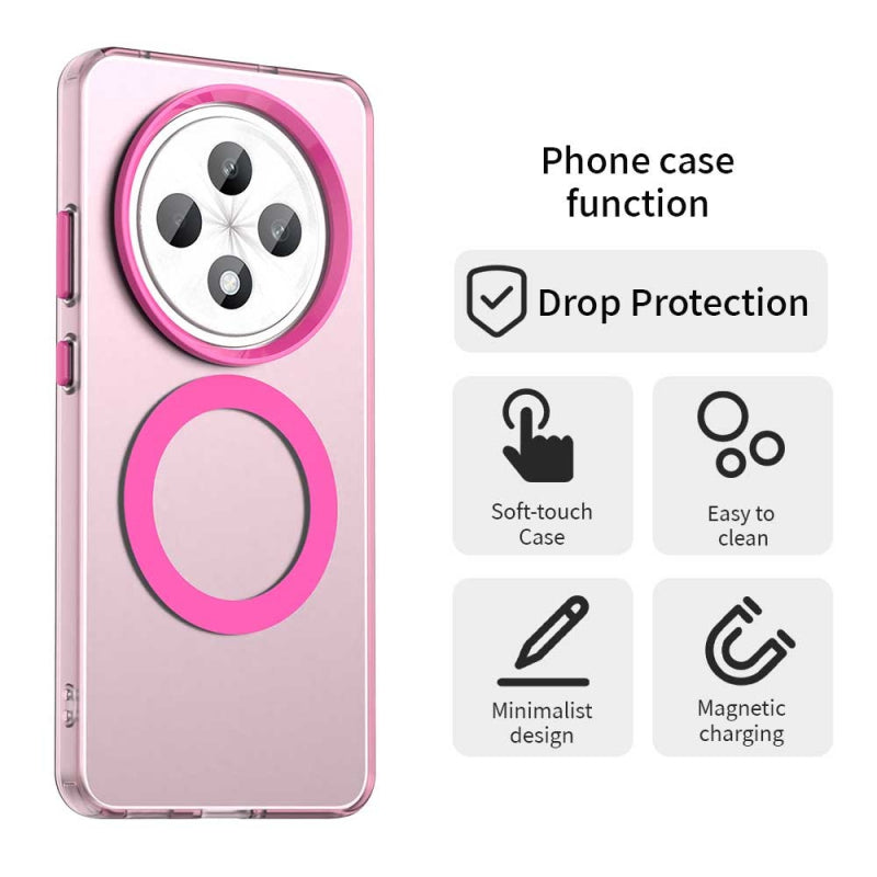 Husa MagSafe pentru Oppo Reno12 FS 5G / Reno12 FS 4G / Reno12 F 4G / Reno12 F, Techsuit, CandyCase