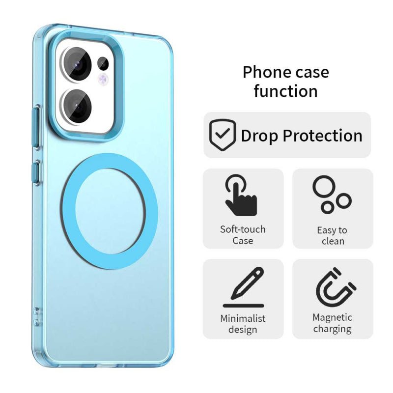 Husa MagSafe pentru Oppo Reno13 FS 5G / Reno13 F 4G / Reno13 F, Techsuit, CandyCase