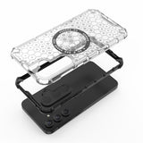 Husa MagSafe pentru Samsung Galaxy A36 A366, Techsuit, HoneyComb Shield