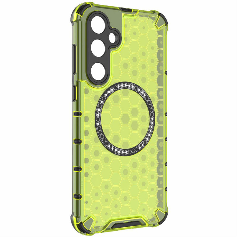 Husa MagSafe pentru Samsung Galaxy S25 S931, Techsuit, HoneyComb Shiel