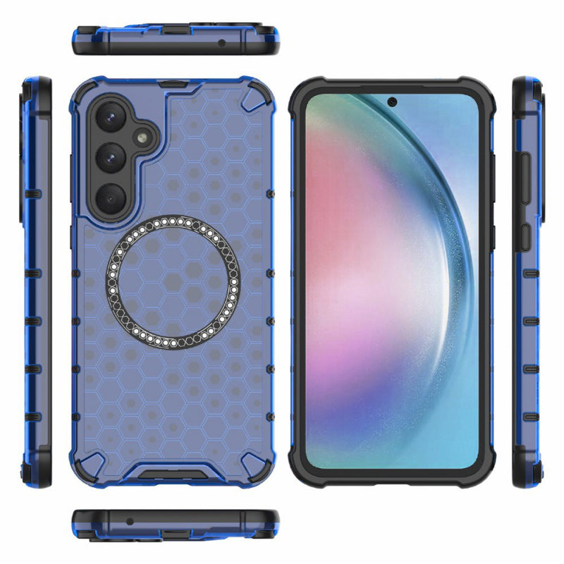 Husa MagSafe pentru Samsung Galaxy A36 A366, Techsuit, HoneyComb Shield