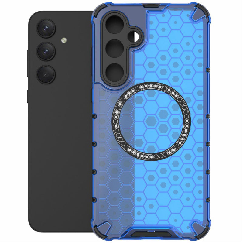 Husa MagSafe pentru Samsung Galaxy A36 A366, Techsuit, HoneyComb Shield