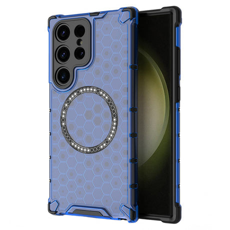 Husa MagSafe pentru Samsung Galaxy S24 Ultra S928, Techsuit, HoneyComb Shield