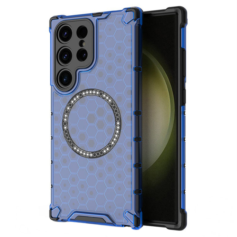 Husa MagSafe pentru Samsung Galaxy S25 Ultra S938, Techsuit, HoneyComb Shield
