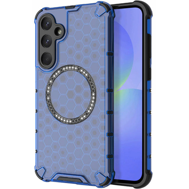 Husa MagSafe pentru Samsung Galaxy A36 A366, Techsuit, HoneyComb Shield