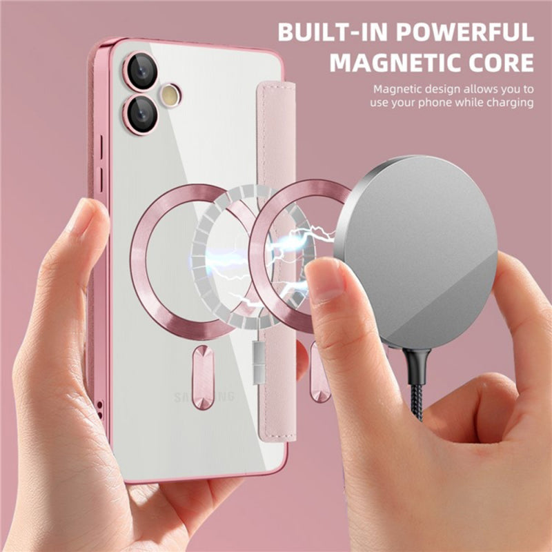 Husa MagSafe pentru Samsung Galaxy A05 A055, Techsuit, SmartMag Book